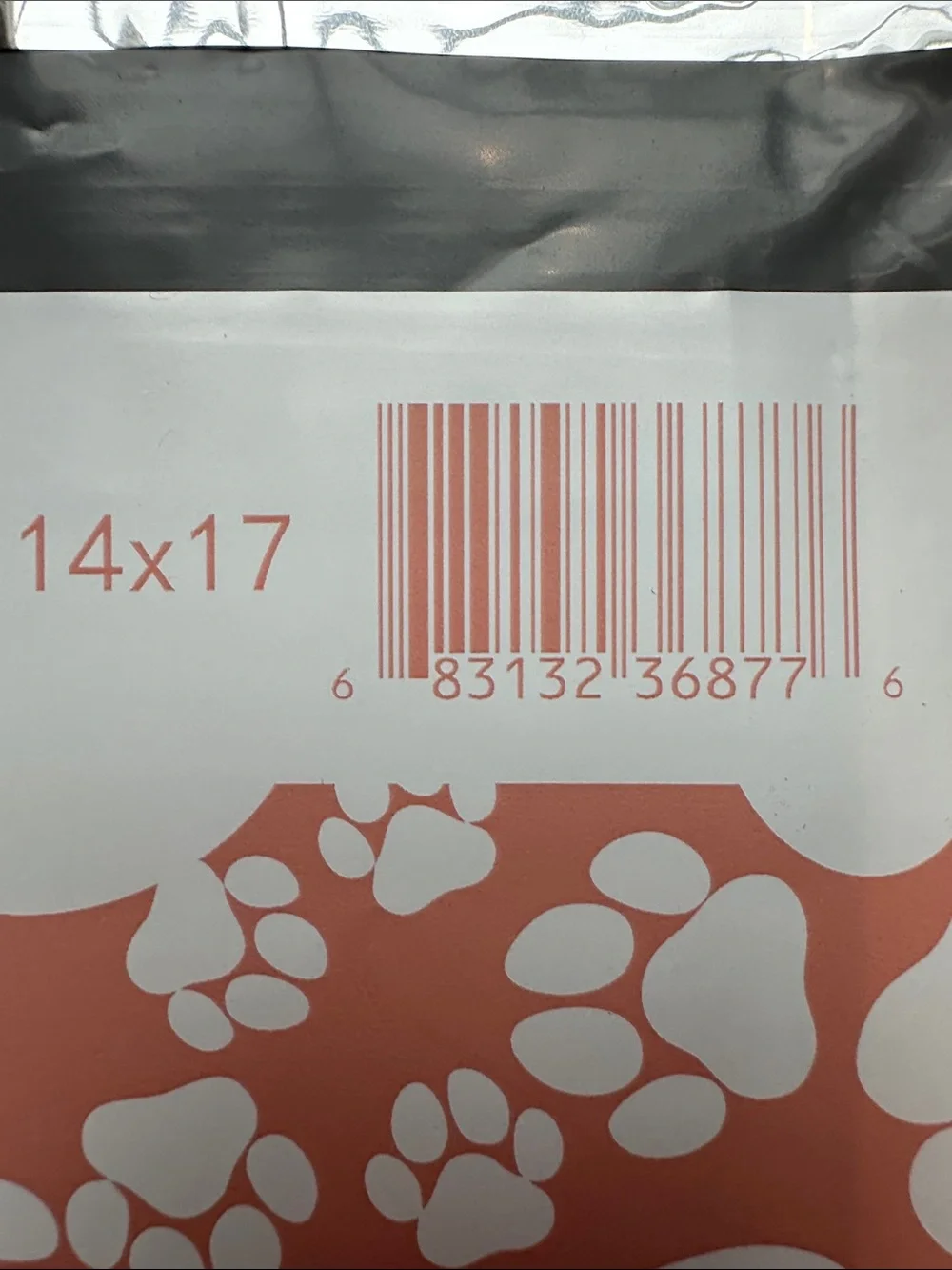 Paw Print Shipping Bags 14x17 Poly Mailers 20 Count